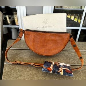 NWT Lyons Leather Sling/Crossbody